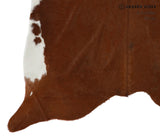 Solid Brown Cowhide Rug #14143