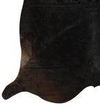 Solid Black Cowhide Rug #14193
