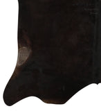 Solid Black Cowhide Rug #14206