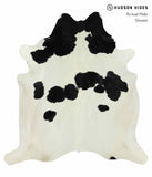 Black and White Cowhide Rug #14246
