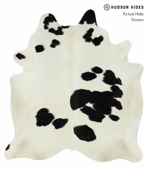 Black and White Cowhide Rug #14269