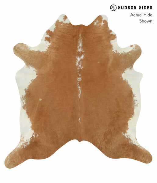 Beige and White Cowhide Rug #14270