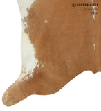 Beige and White Cowhide Rug #14270