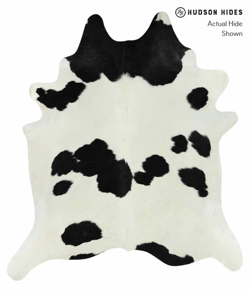 Black and White Cowhide Rug #14316