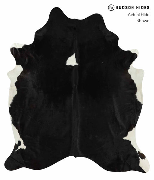 Black and White Cowhide Rug #14317