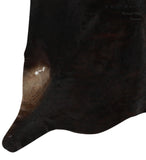Solid Black Cowhide Rug #14364