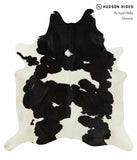 Black and White Cowhide Rug #14387