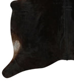 Solid Black Cowhide Rug #14422