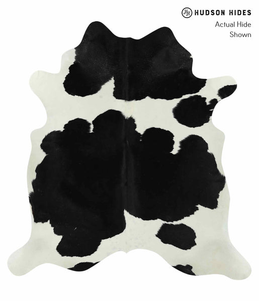 Black and White Cowhide Rug #14572