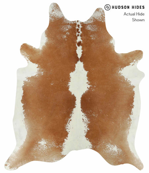 Beige and White Cowhide Rug #14575