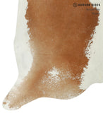 Beige and White Cowhide Rug #14575