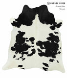 Black and White Cowhide Rug #14672