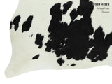 Black and White Cowhide Rug #14672