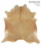 Solid Brown Cowhide Rug #14744