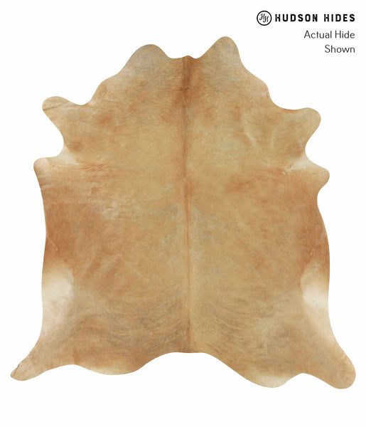 Solid Brown Cowhide Rug #14744