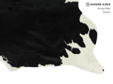 Black and White Cowhide Rug #14748