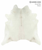 Solid White Cowhide Rug #14820