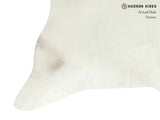 Solid White Cowhide Rug #14820
