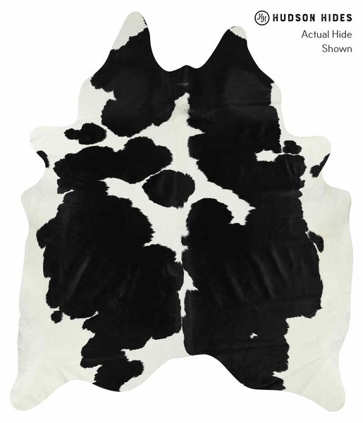 Black and White Cowhide Rug #14830