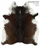 Salt and Pepper Brown Cowhide Rug #14917