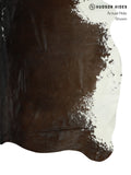 Salt and Pepper Brown Cowhide Rug #14917