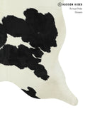 Black and White Cowhide Rug #14927