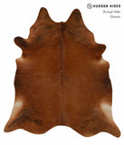 Medium Brindle Cowhide Rug #14958