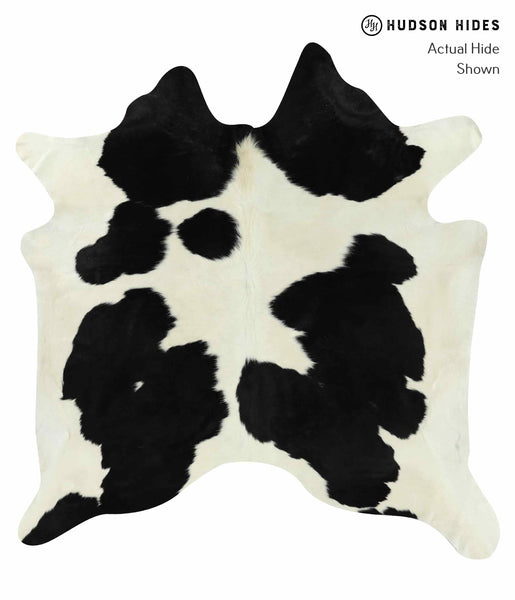 Black and White Cowhide Rug #14964