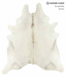 Solid White Cowhide Rug #14979