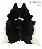 Black and White Cowhide Rug #15027