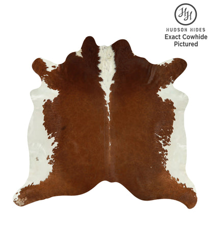 Hereford XX-Large Brazilian Cowhide Rug 7'5"H x 7'11"W #15057 by Hudson Hides