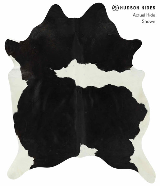 Black and White Cowhide Rug #15096
