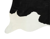 Black and White Cowhide Rug #15226