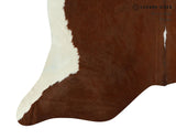 Hereford XX-Large Brazilian Cowhide Rug 7'9"H x 7'10"W #15235 by Hudson Hides