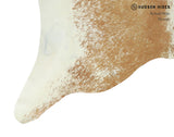 Beige and White Cowhide Rug #15279
