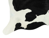 Black and White Cowhide Rug #15324