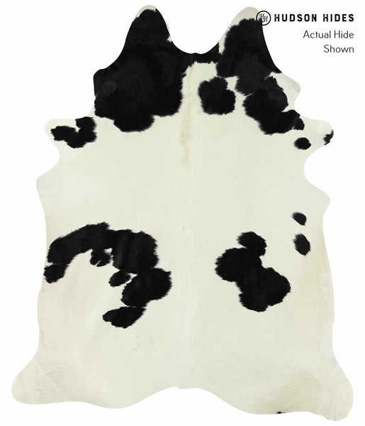 Black and White Cowhide Rug #15351
