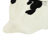 Black and White Cowhide Rug #15351