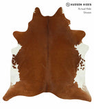Solid Brown Cowhide Rug #15369