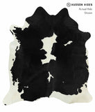 Black and White Cowhide Rug #15395