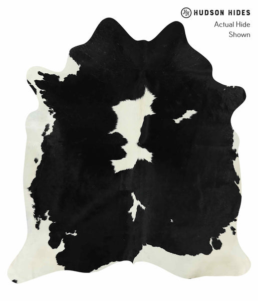 Black and White Cowhide Rug #15395