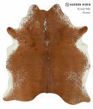 Salt and Pepper Brown Cowhide Rug #15397