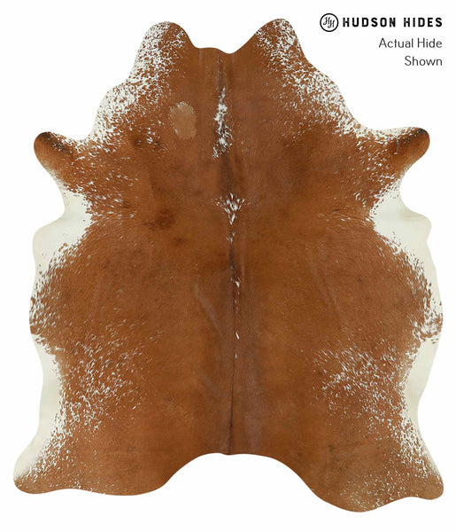 Salt and Pepper Brown Cowhide Rug #15397