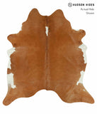 Solid Brown Cowhide Rug #15453