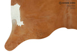 Solid Brown Cowhide Rug #15453