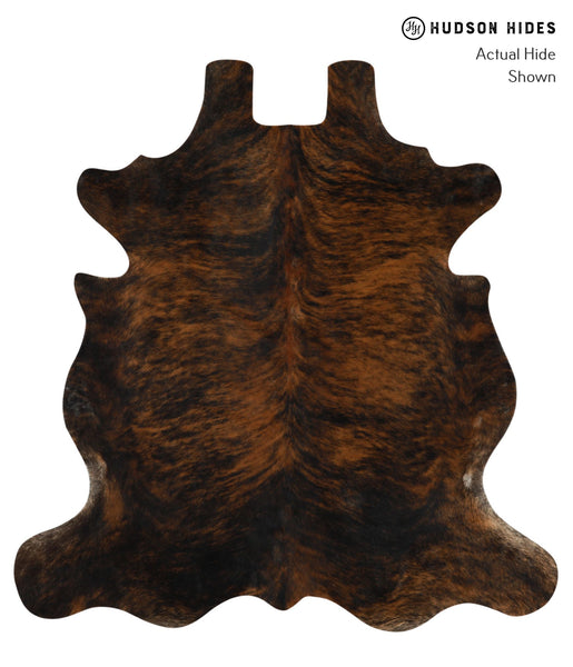 Dark Brindle Cowhide Rug #15674