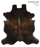 Dark Brindle Cowhide Rug #15706