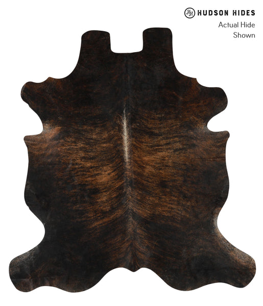 Dark Brindle Cowhide Rug #15706