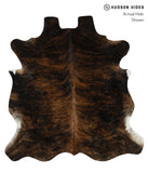 Dark Brindle Cowhide Rug #15984