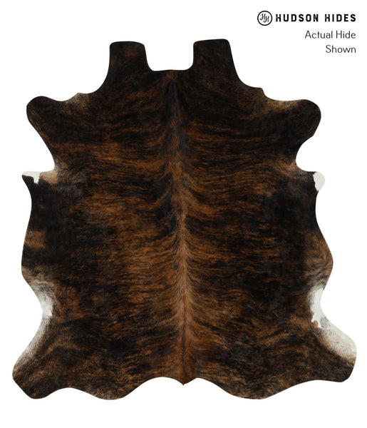 Dark Brindle Cowhide Rug #15984